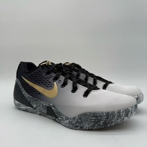Nike Kobe IX Elite Low Protro Mens Size 10.5 Black And White B Graded FZ7333 002